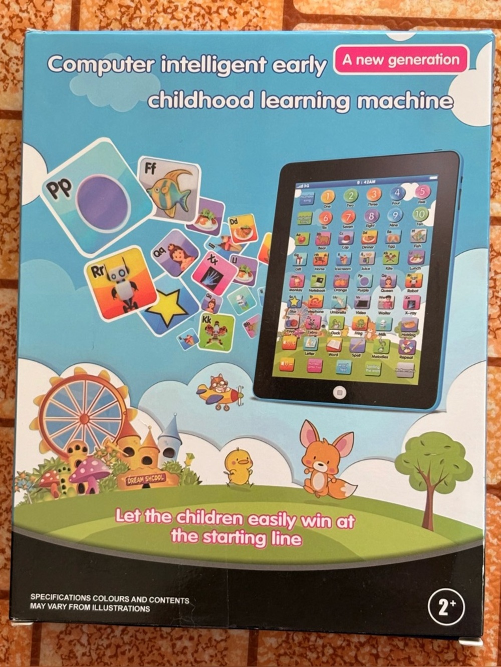 A New Generation Computer intelligent Early Childhood Learning Machine - Blue.